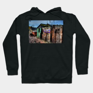 Alleyway Fence Sign Hoodie